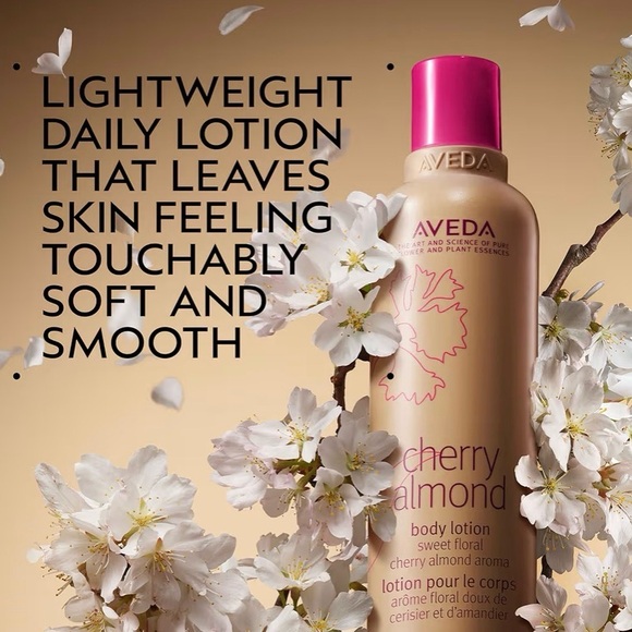 Aveda Cherry Almond Body Lotion | with Sweet Almond Oil, Cherry Blossom 6.7oz - Picture 2 of 6